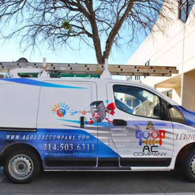 A-Good-AC-Company-Van-Print-Partial-Wrap-Side